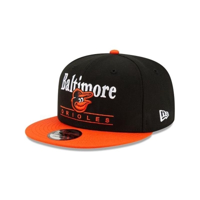 Baltimore Orioles Gorra | New Era MLB Two Tone Retro 9fifty Snapback Cap Mexico - Negros